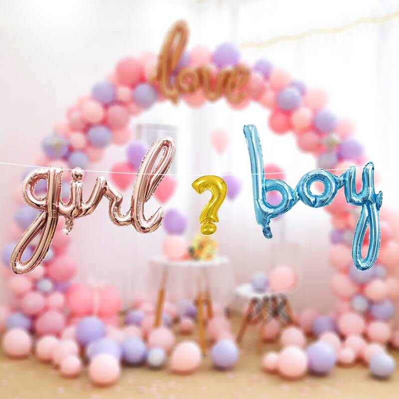 

5pcs Holiday Decoration Letter Balloon Set, Multicolor