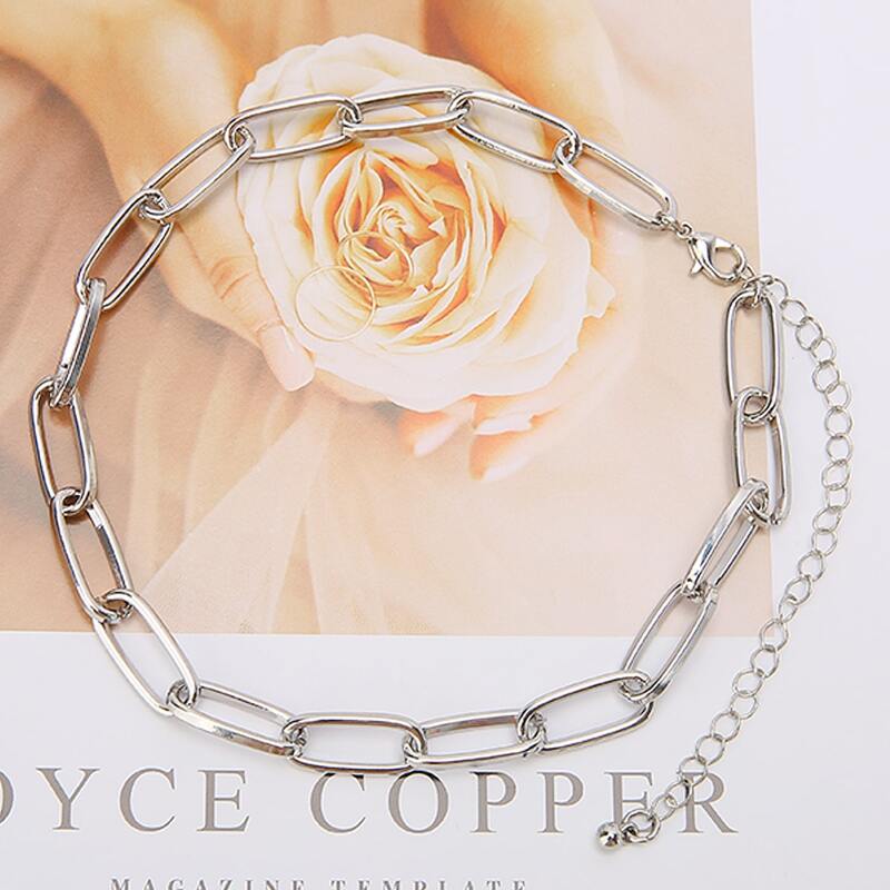 

Chunky Chain Choker, Silver