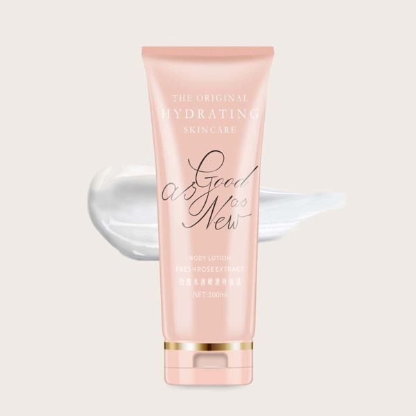 

1pc Fresh Rose Extract Hydrating Body Lotion, Pink
