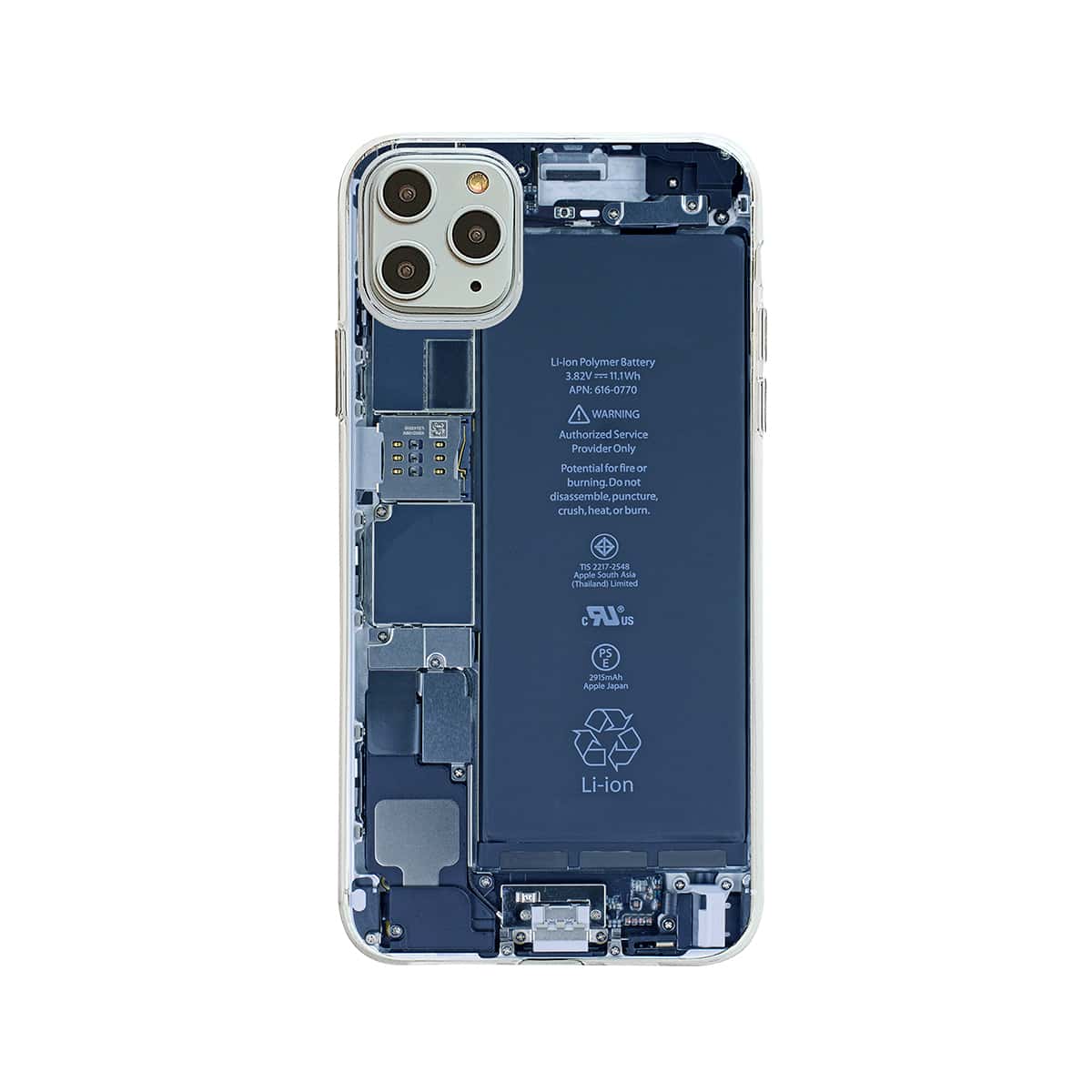

1pc Graphic iPhone Case, Multicolor