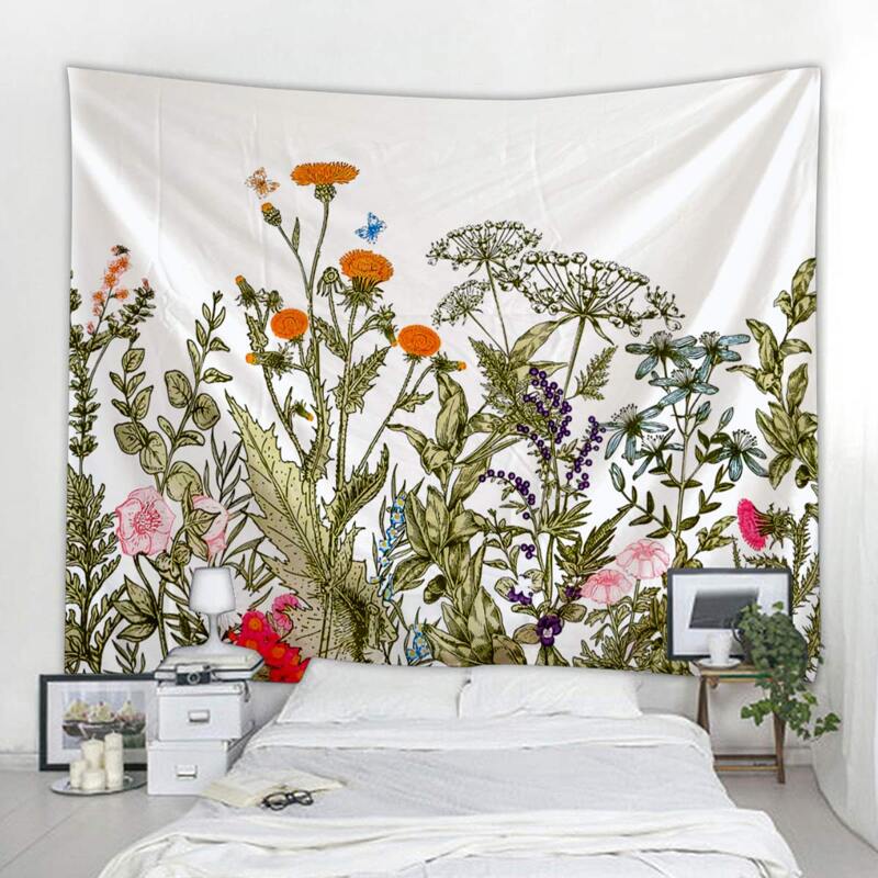

Floral Print Tapestry, Multicolor