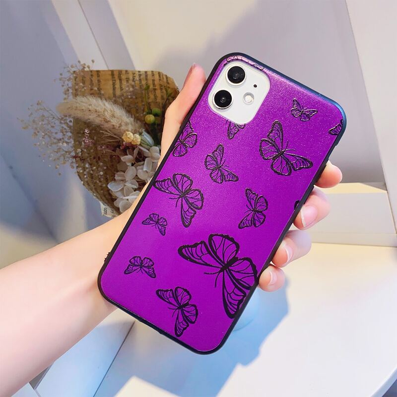 

Butterfly iPhone Case, Purple
