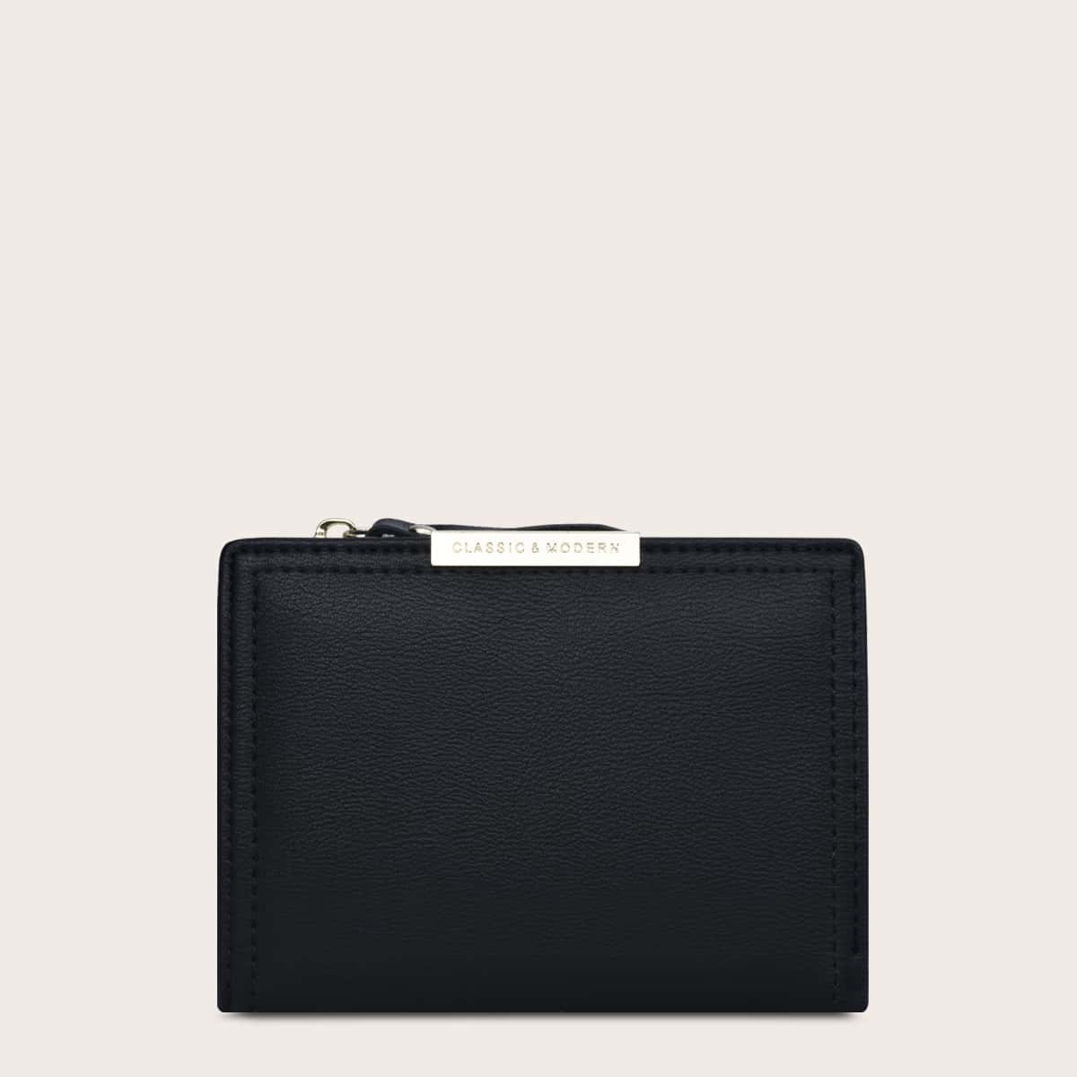 

Minimalist Purse With Card Holder, Black