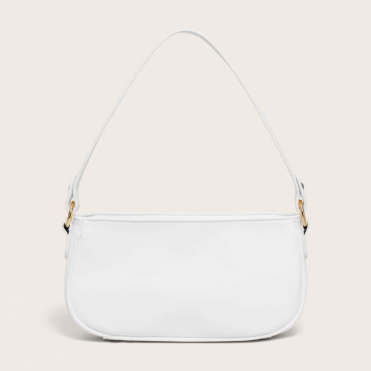 

Minimalist Baguette Bag, White