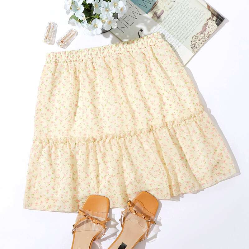 

Ditsy Floral Skater Skirt, Multicolor