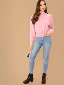 SHEIN Essnce Sudaderas Rosa - Rosa Pálido - Ver 5