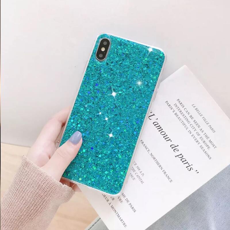 

Glitter iPhone Case, Green