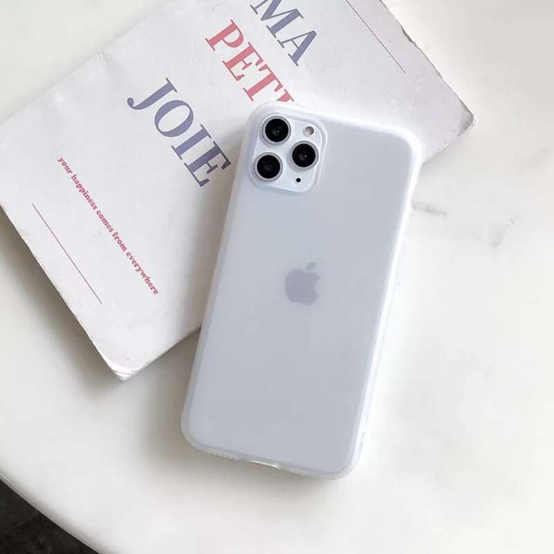 

Solid iPhone Case, White