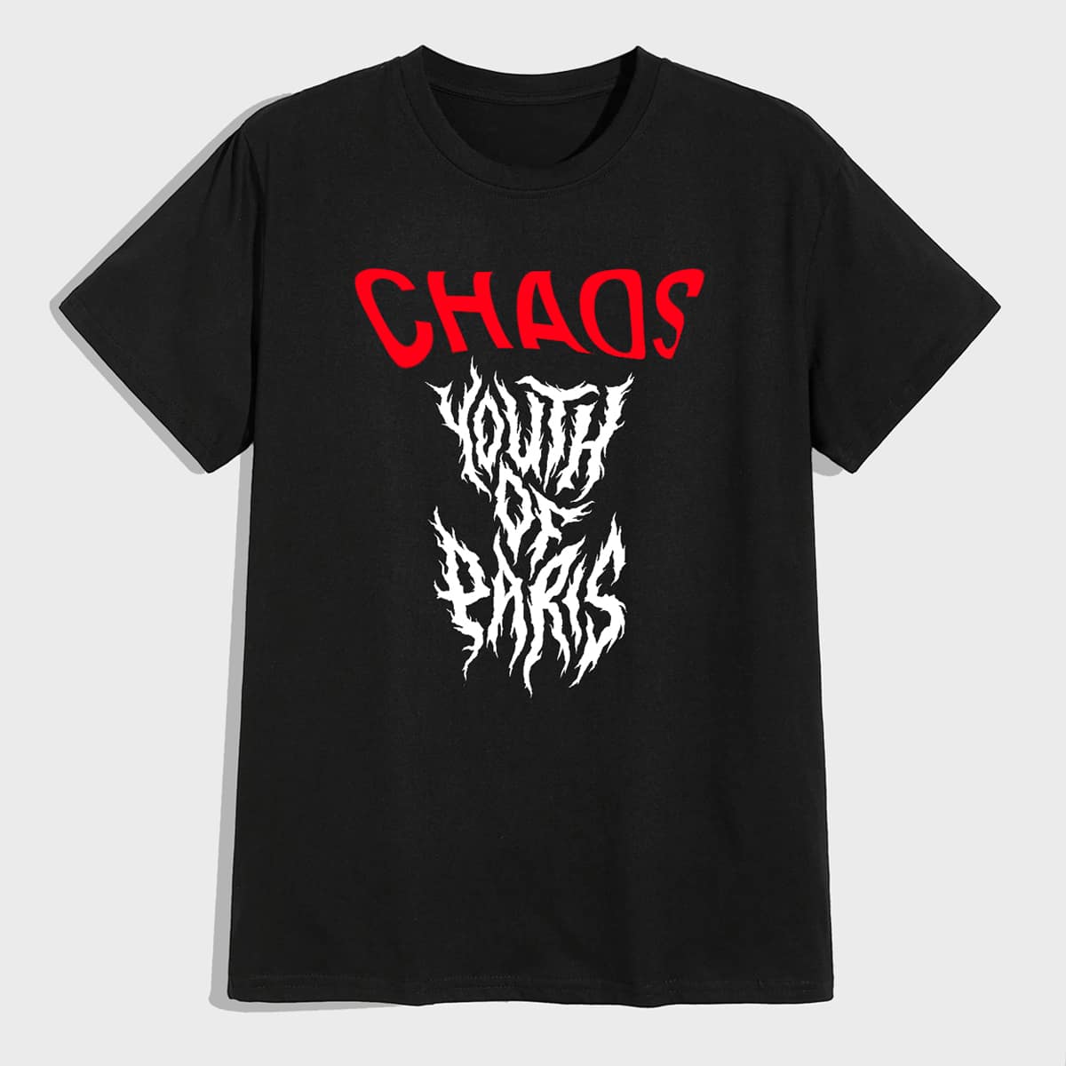 

Guys Letter Graphic Tee, Black