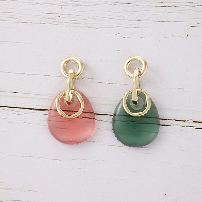 

Crystal Mismatched Drop Earrings, Multicolor
