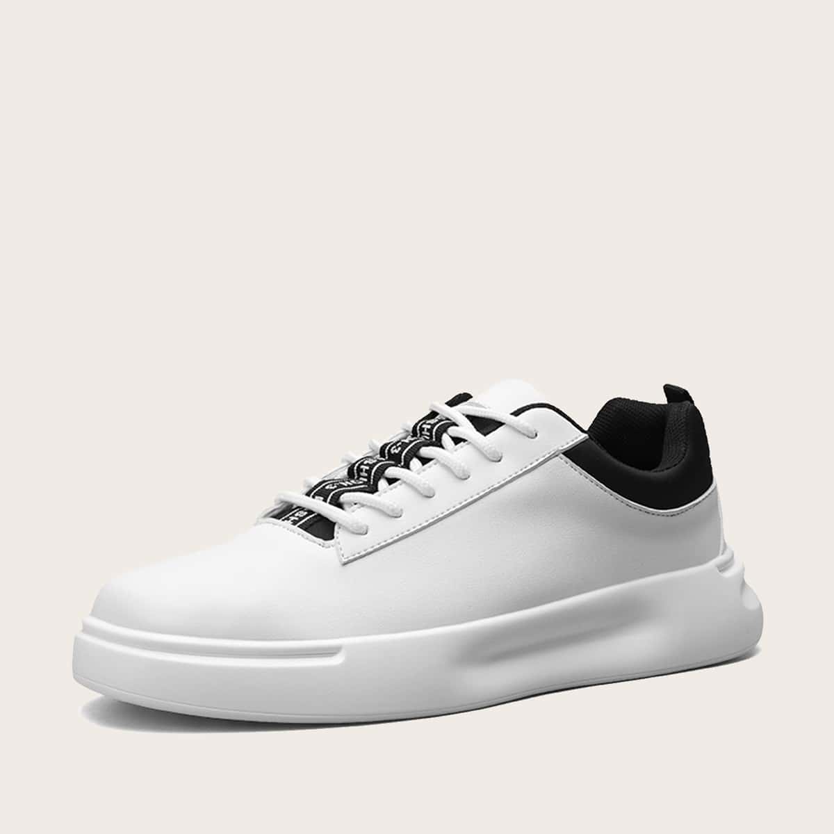 

Guys Lace-up Front Wide Fit Sneakers, White