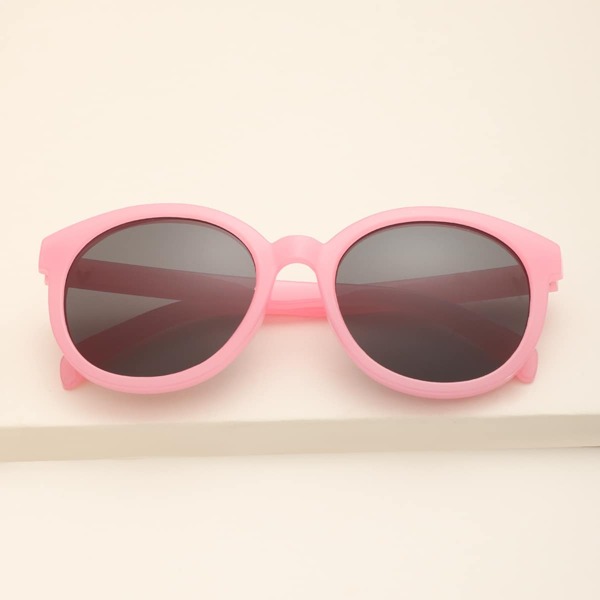 

Round Frame Sunglasses, Pink