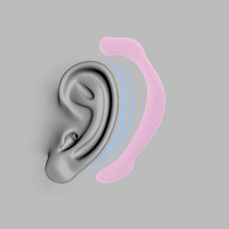 

2pcs Face Mask Protective Ear Hook, Baby pink
