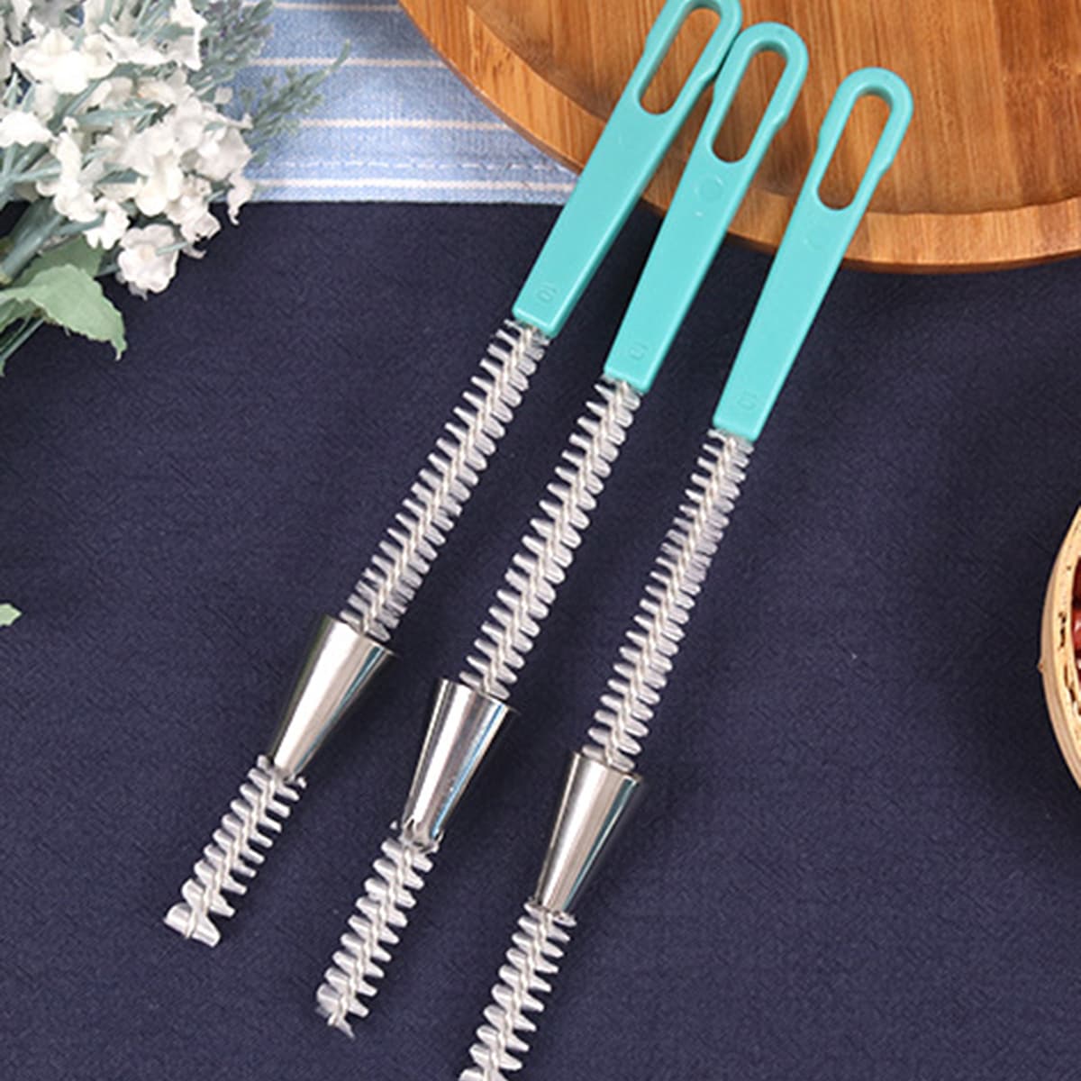 

1pc Piping Nozzle Cleaning Brush, Multicolor