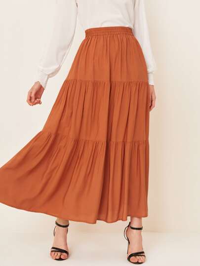 maxi skirts shein