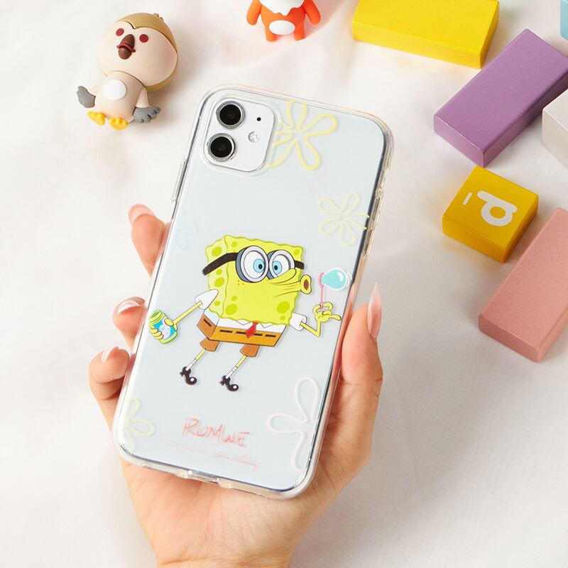 

ROMWE X SpongeBob Clear iPhone Case