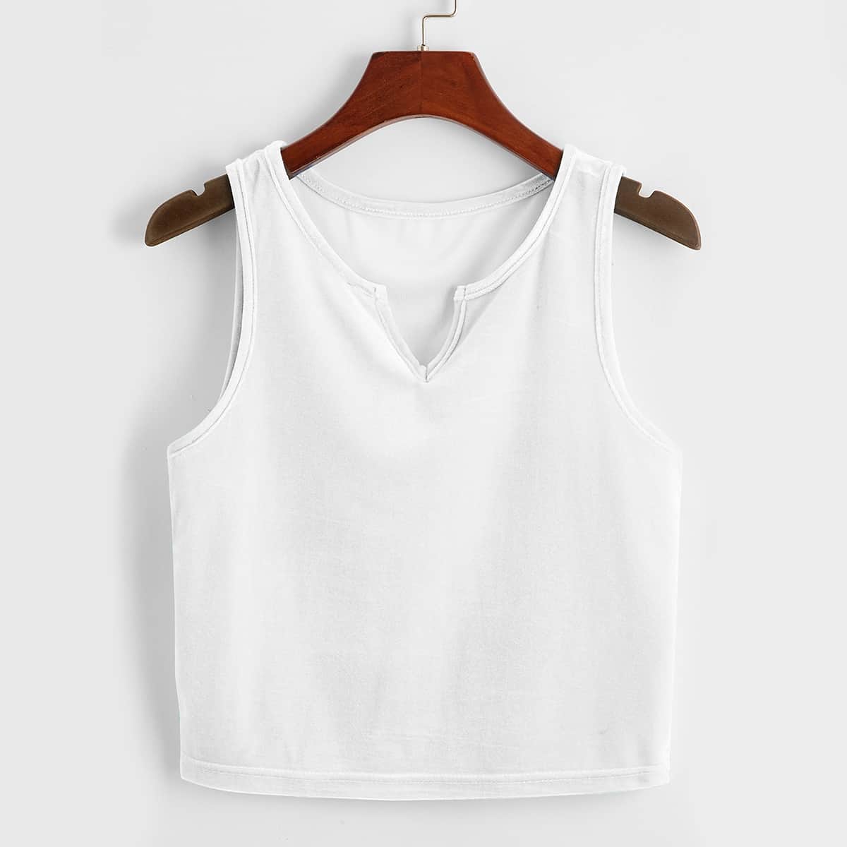 

Velvet White Tank Top