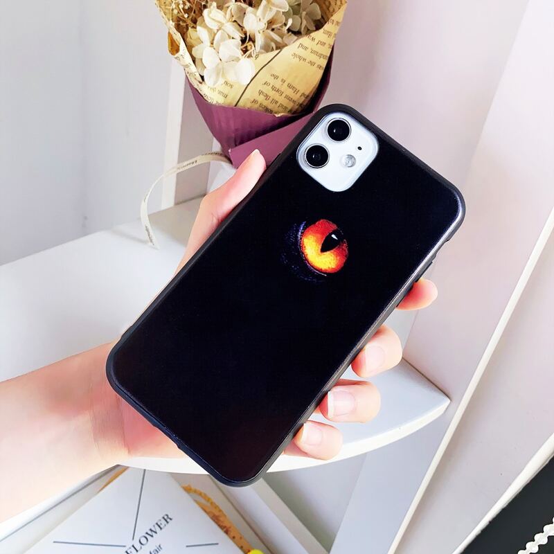 

Cat Eye iPhone Case, Black