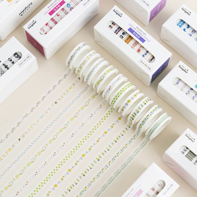 

10pcs DIY Decorative Tape, Multicolor