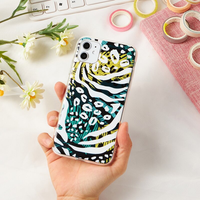 

Leaf Print iPhone Case, Multicolor
