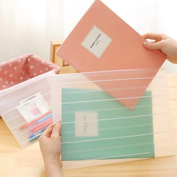 

2pcs Clear File Pocket