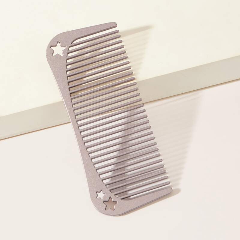 

1pc Solid Random Hair Comb, Multicolor