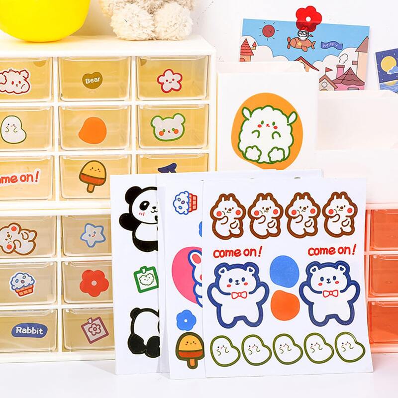 

Cartoon Sticker 4sheets, Multicolor