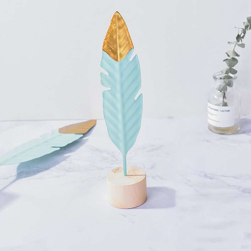 

Feather Shaped Decorative Object, Multicolor