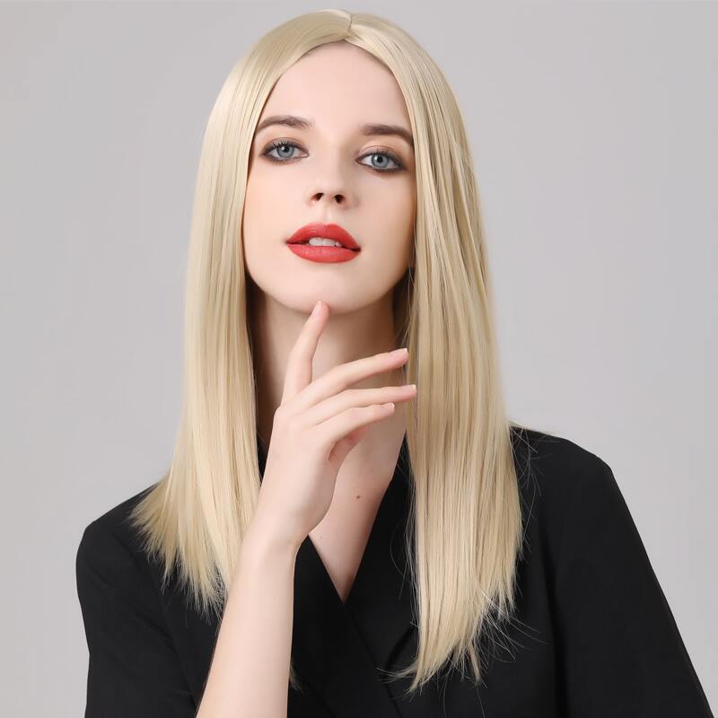 

Natural Straight Wig, Gold