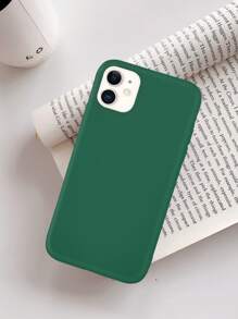 1 pieza Funda compatible con iPhone unicolor