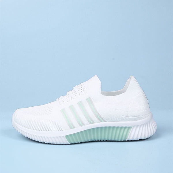 

Lace-up Decor Wide Fit Sneakers, White