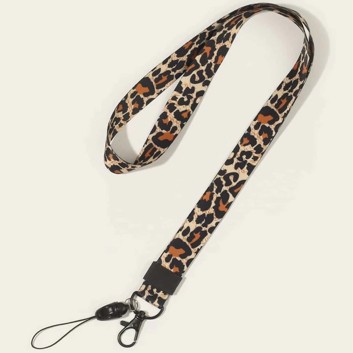 

Leopard Phone Lanyard, Multicolor