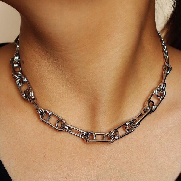 

Цепное ожерелье, Серебряные