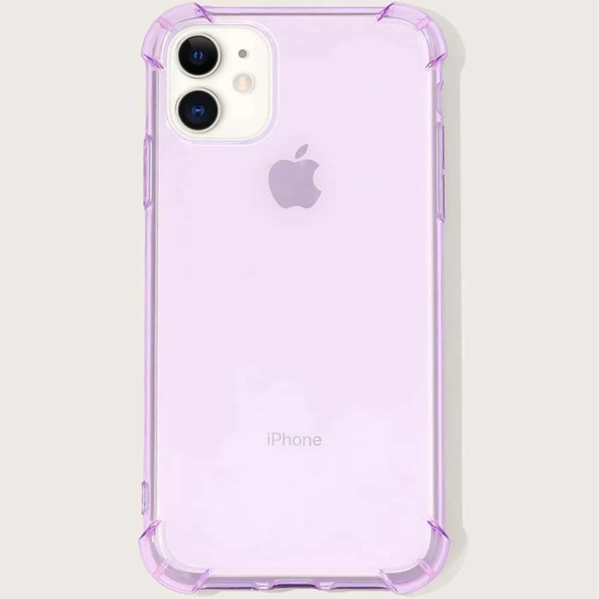 

Clear iPhone Case, Clear lilac purple