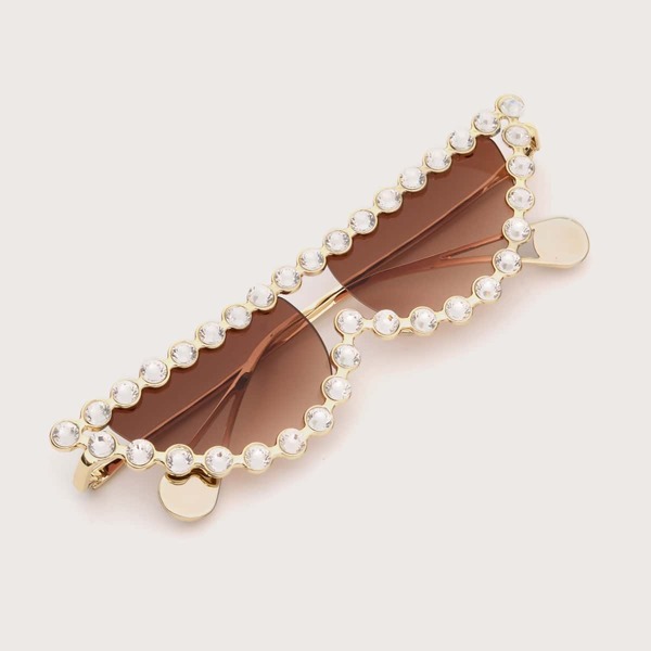 

Rhinestone Cat Eye Sunglasses
