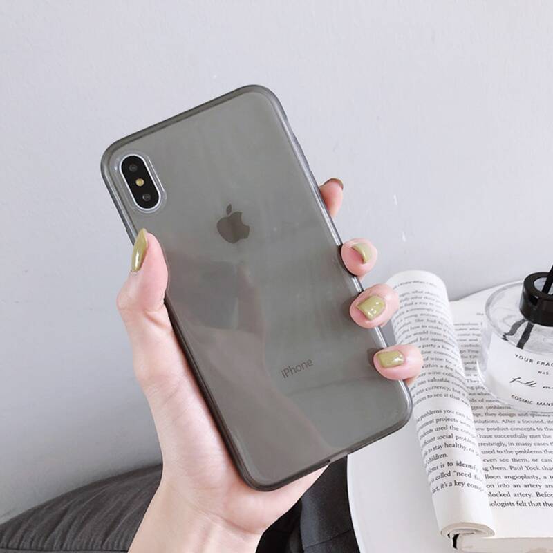 

Clear iPhone Case, Grey clear
