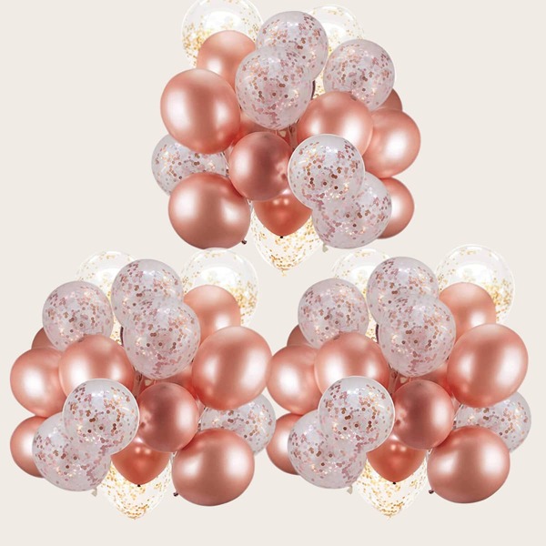 

60pcs Decorative Balloon Set, Multicolor