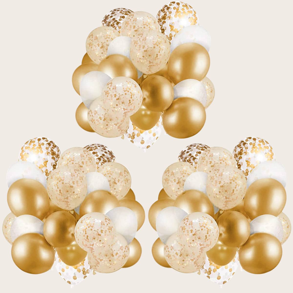 

60pcs Decorative Balloon Set, Multicolor