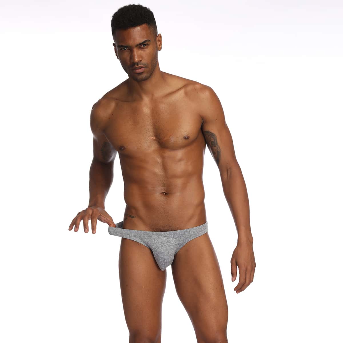 

Guys Solid Brief, Grey