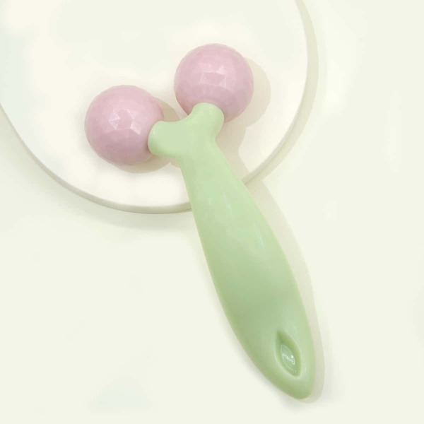 

1pc 3D Facial Roller, Mint green