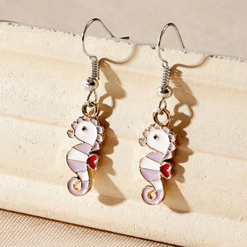 

Cartoon Drop Earrings, Multicolor