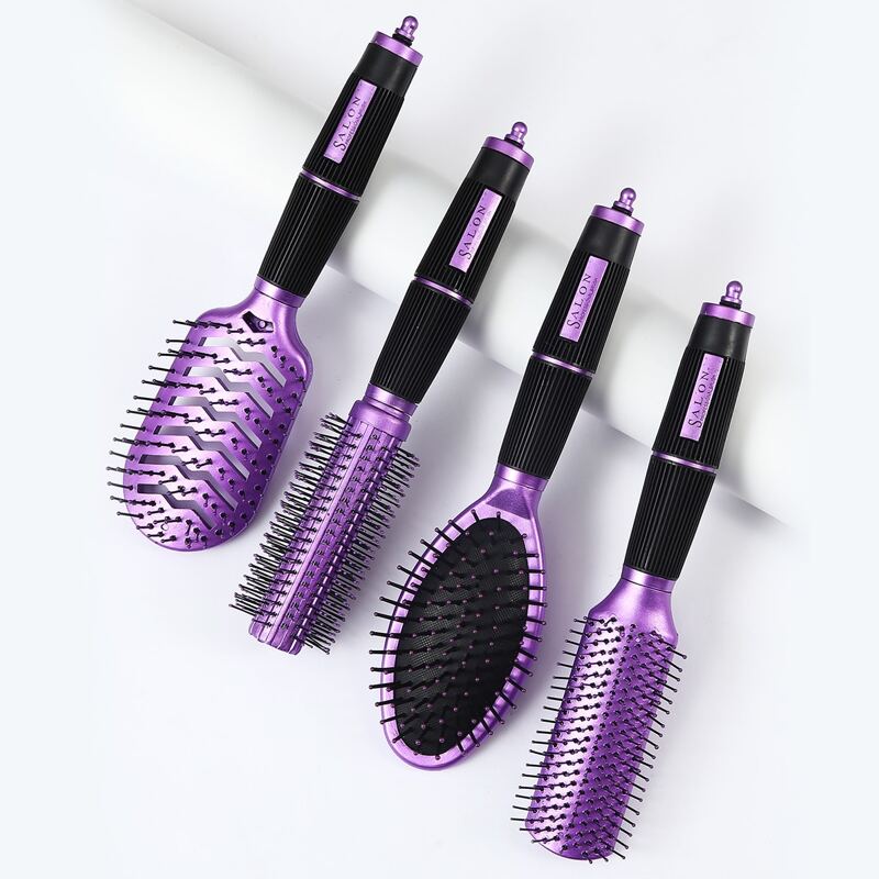 

4pcs Hair Comb Set, Purple