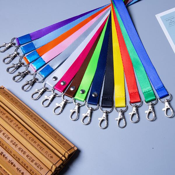 

5pcs Random Color Neck Lanyard, Multicolor