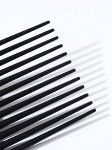 1 peine de selección unicolor, cepillo de pelo/peine de pelo para cabello afro - Negro - Ver 3