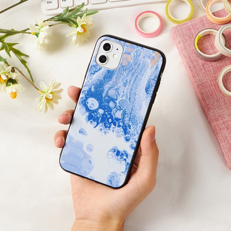 

Graphic iPhone Case, Blue