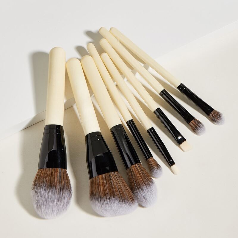 

8pcs Makeup Brush Set, White