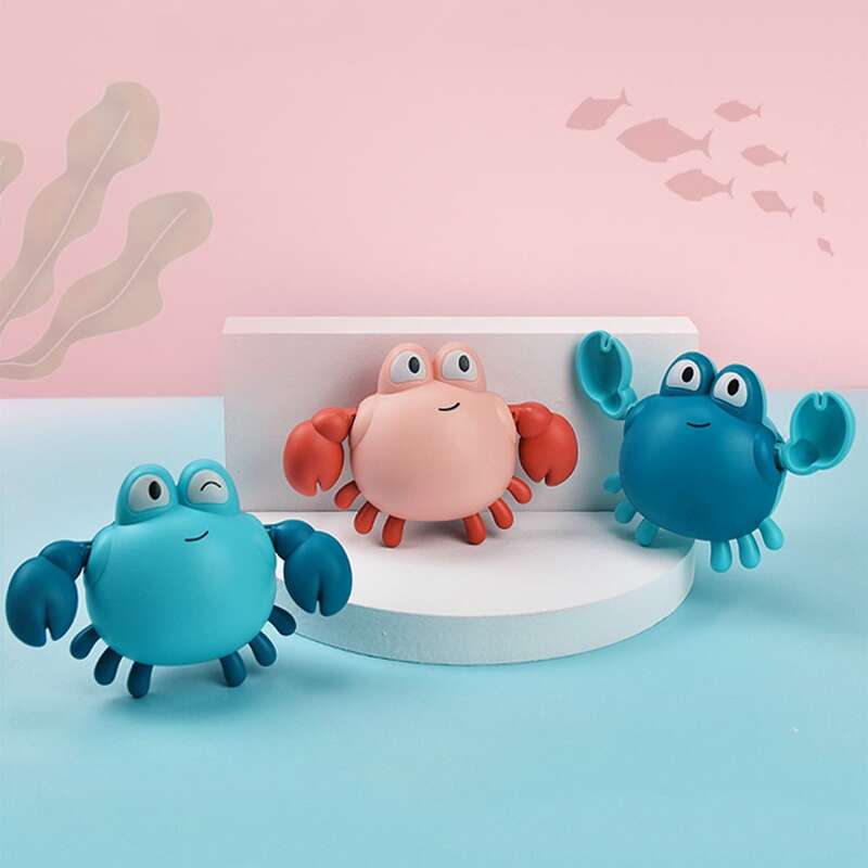 

1pc Kids Crab Shaped Random Color Bath Toy, Multicolor