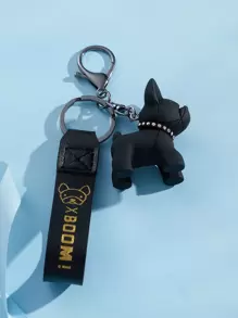 Móc khóa chó - màu đen - Xem 1