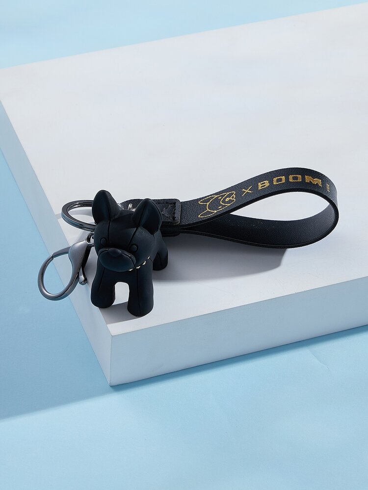 Móc khóa chó - màu đen - Xem 2