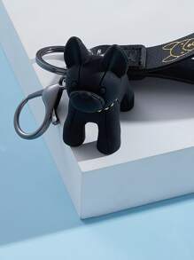 Móc khóa chó - màu đen - Xem 3